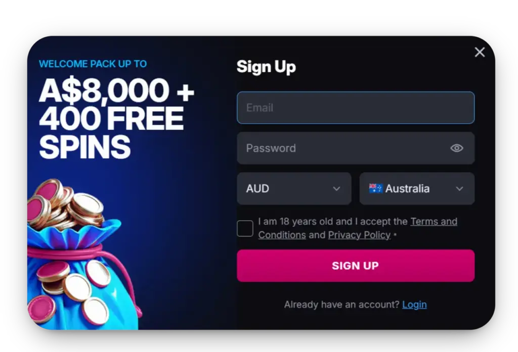 SkyCrown Sign Up