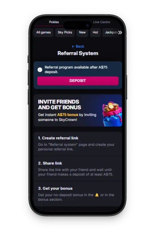 sky crown app
